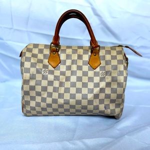 AUTHENTIC Louis Vuitton Damier Azur Speedy 35